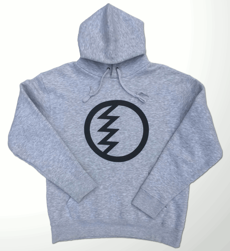 Black Logo Grey Hoodie
